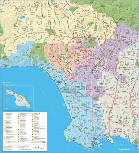 greater los angeles area|map of la ca area.